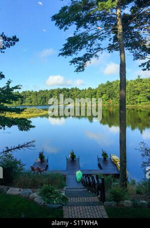 Acque Manitowish, Wisconsin Foto Stock