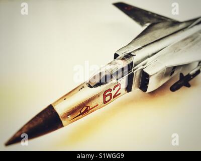 Mig 23 aereo modello Foto Stock