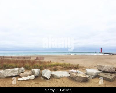 Kenosha faro, Kenosha, Wisconsin Foto Stock