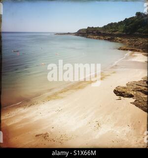 Rozel bay sull'isola di Jersey Foto Stock