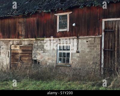 Vecchio fienile Foto Stock