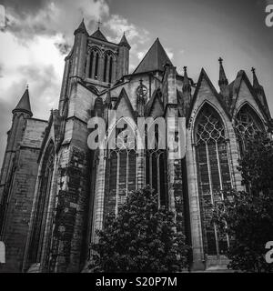 Il Sint-Niklaas Kapel ( La chiesa di San Nicola) nel centro città di Gand, Belgio Foto Stock