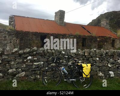 Escursioni in bicicletta nelle Highlands scozzesi Foto Stock