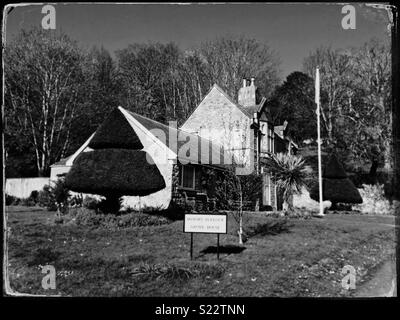 Una finta tintype fotografia di Grove House, la sede del Municipio di Weston-super-Mare, Regno Unito Foto Stock