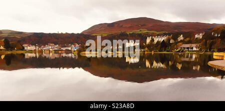 Ramsey Mooragh Park Isola di Man Foto Stock