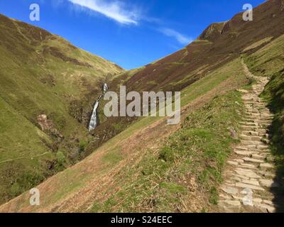 Il percorso nel deserto Foto Stock