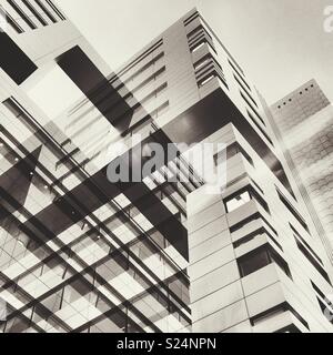 Abstract di edifici della città Foto Stock
