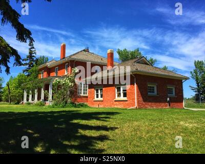 Colonnello storico Walker House di Inglewood il santuario degli uccelli,Calgary, Alberta, Canada Foto Stock