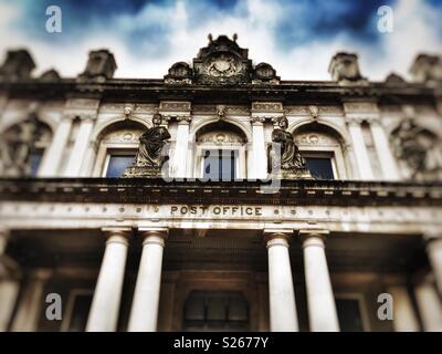 Il vecchio edificio dell'ufficio postale, Cornhill Ipswich, Suffolk, Inghilterra. Foto Stock