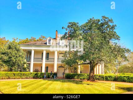 Oak Alley House in Louisiana USA Foto Stock