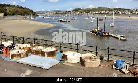 Conwy wales Foto Stock