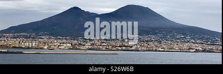 Il Vesuvio Napoli Foto Stock