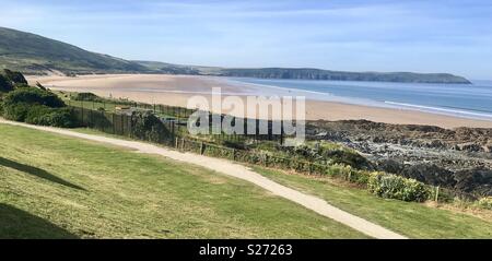 Woolacombe Mortehoe devon Foto Stock