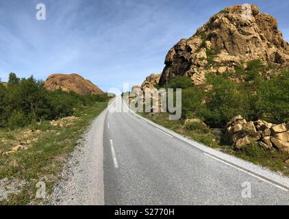 Strada aperta Foto Stock