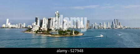 Cartagena Colombia skyline Foto Stock