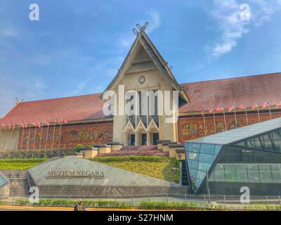 Muzium Negara, Museo Nazionale, Kuala Lumpur, Malesia. Foto Stock