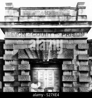 La contea di Devon carcere in Exeter Foto Stock