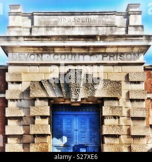 La contea di Devon carcere in Exeter Foto Stock