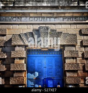 La contea di Devon carcere in Exeter Foto Stock