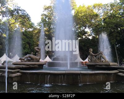 Los Caobos Park a Caracas Venezuela Foto Stock