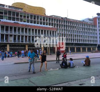 El silencio Area (Santa Teresa) in Caracas Venezuela, Vicente Quintero Foto Stock