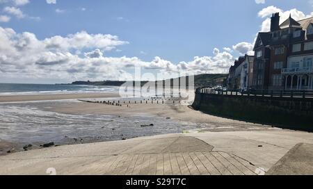 Sandsend Whitby Foto Stock