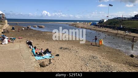 Sandsend Whitby Foto Stock