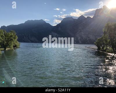 Torbole, nel nord del Lago di Garda, Italia Giugno 2018 Foto Stock