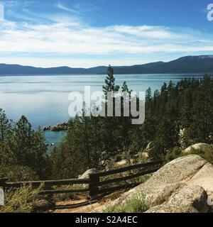 Secret Harbour, Lake Tahoe, Nevada, Stati Uniti Foto Stock