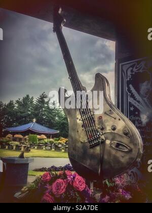 Jimi Hendrix memorial, Renton, Seattle, WA, Stati Uniti d'America. Foto Stock