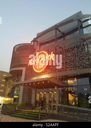 Hard Rock Cafe, Festival City, Dubai Foto Stock