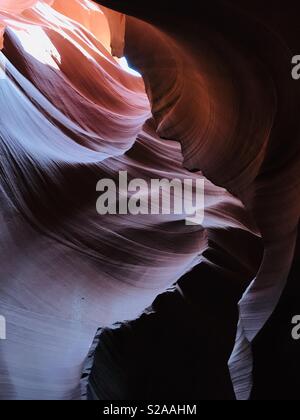 Antelope Canyon Pagina, AZ, Stati Uniti d'America. Foto Stock