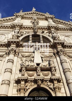 Chiesa di San Moisè, Venezia, Italia Foto Stock