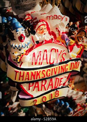 Macy's Thanksgiving Day parade 2018 ornamento, New York City Foto Stock