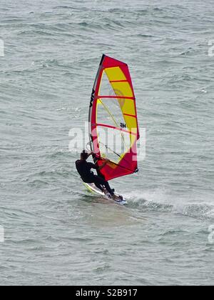 Windsurf in Spagna Foto Stock