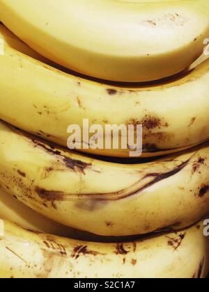 La maturazione delle banane Foto Stock