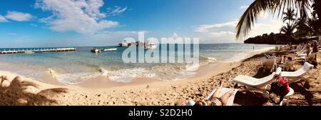 Per una vacanza nei Caraibi Foto Stock