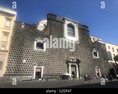 Chiesa del Gesu Nuovo Napoli Foto Stock