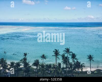 Tumon Bay Beach vista aerea. Guam. Foto Stock