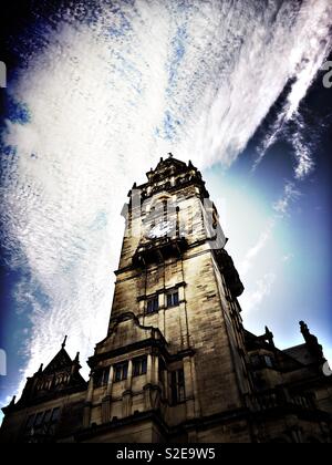 Sheffield Town Hall Foto Stock