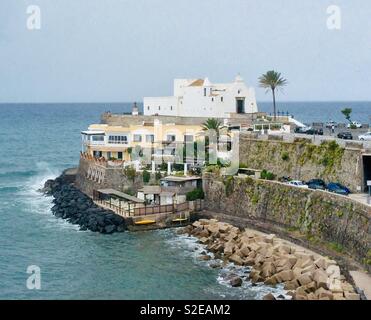 Chiesa di Santa Maria del Soccorso in Forio di Ischia, Italia Foto Stock