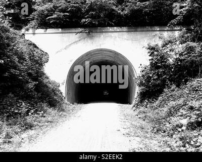 Tunnel sul sentiero di GAP Foto Stock
