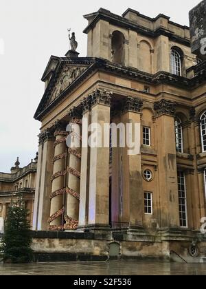 Natale al Palazzo di Blenheim, Woodstock, Oxfordshire, Regno Unito Foto Stock