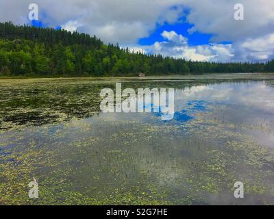 Lago di Cape Breton Island in Canada Foto Stock