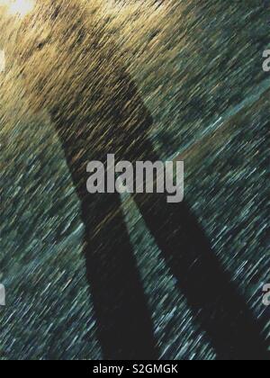 Rubrica a casa dal lavoro al buio, Scozia NHS Gennaio 2019 Foto Stock