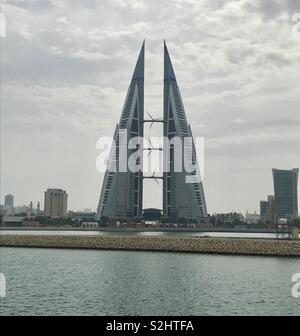 World Trade Center. Bahrain bay Foto Stock