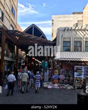 Il vecchio souk di Dubai Foto Stock