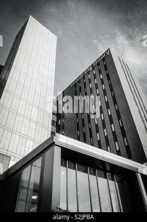 Università di Glasgow library. La Scozia. Regno Unito. Foto Stock