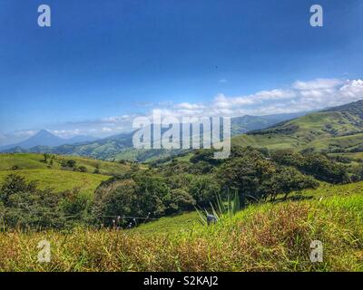 Bellissima Costa Rican paesaggio. Foto Stock