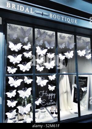 Bridal Boutique Woodbridge Suffolk in Inghilterra Foto Stock